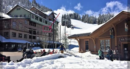 Prime Ski-in/Ski-out Gondola view on the slope at Winter Park Base
