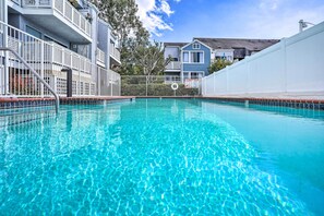 Outdoor pool, a heated pool - Dana Point home - walking distance to Doheny Beach! (Dana Point)