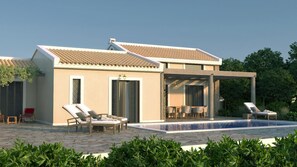 House, Accessible, Smoking | 2 bedrooms, WiFi - Villa Christina in Poulades (Corfu)