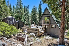 House, 2 Bedrooms | Exterior - 3001r Reindeer A Frame Cabin 2 Bedroom Cabin by RedAwning (South Lake Tahoe)