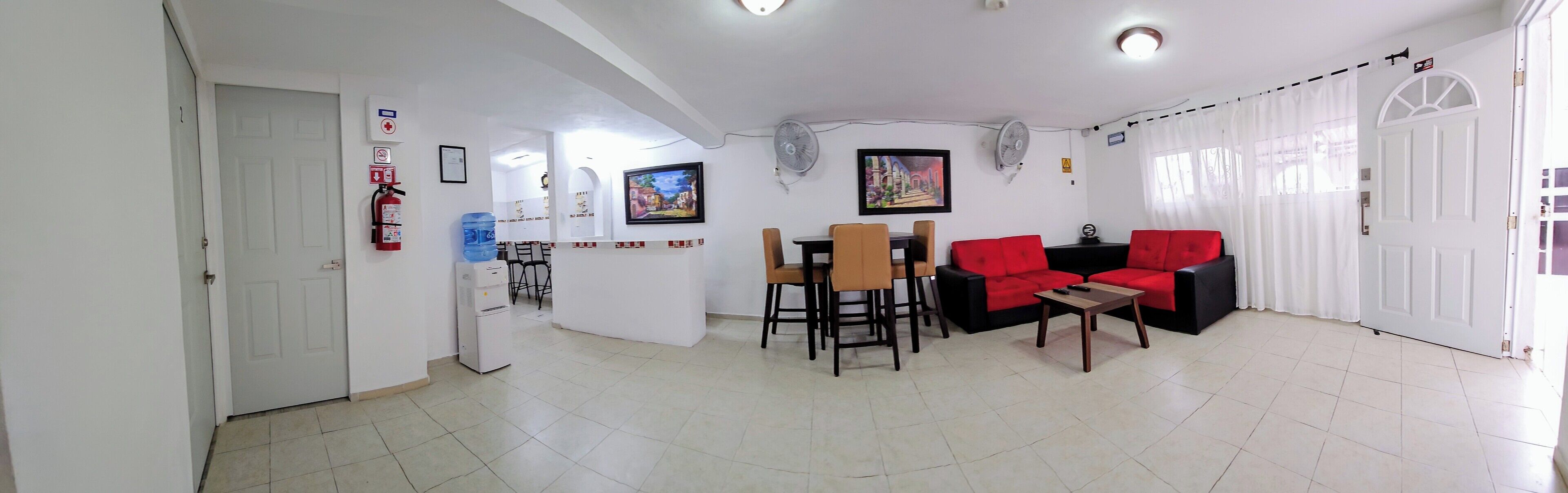 32-inch flat-screen TV with digital channels, TV