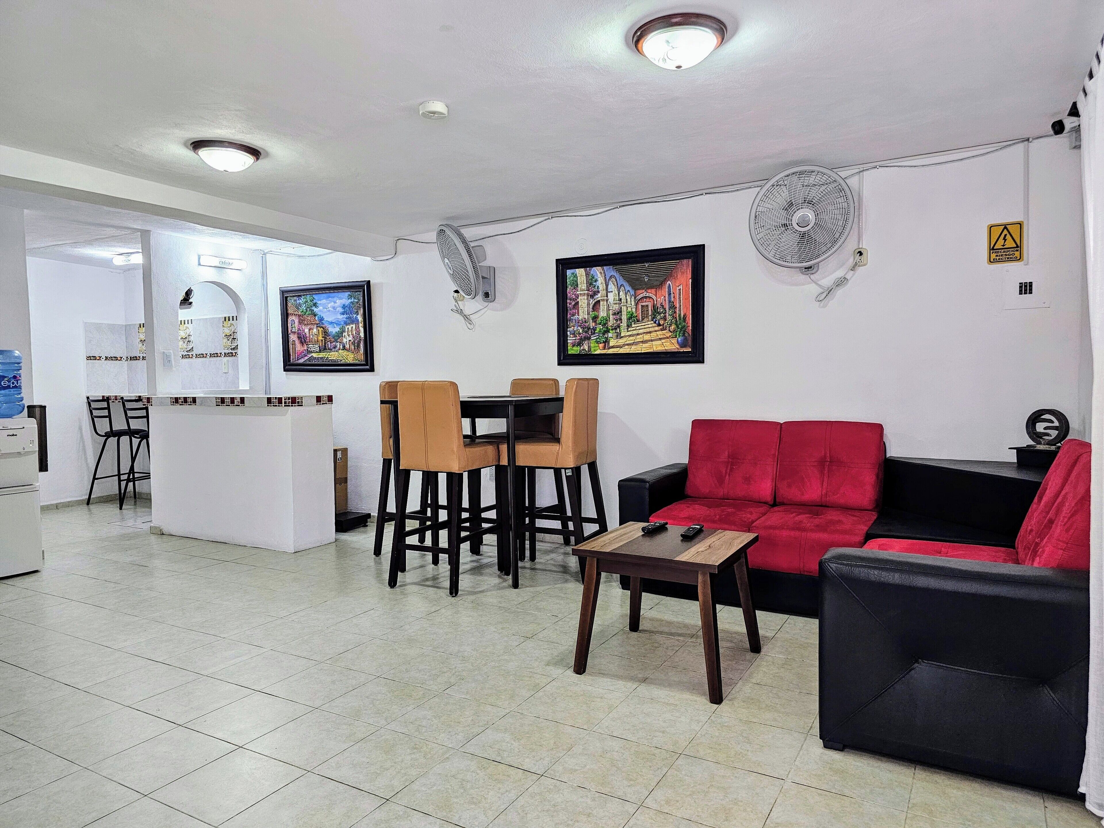 32-inch flat-screen TV with digital channels, TV