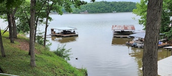 Lake of the Ozarks Secluded Vacation Home Waterfront with a Covered Dock.