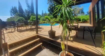 Villa Bounty with private pool and panoramic ocean view