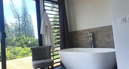 Villa Bounty with private pool and panoramic ocean view