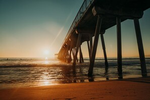 Am Strand, Liegestühle, Strandtücher