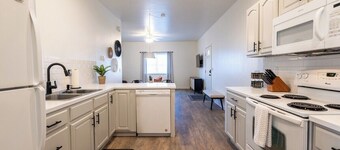 Centrally-located two bedroom, two bathroom townhome with washer and dryer in a quiet neighborhood