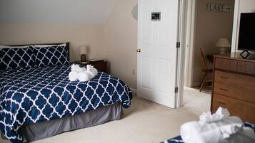 3 bedrooms, iron/ironing board, travel crib, free WiFi