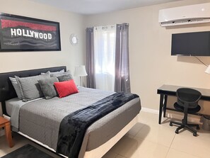 2 bedrooms, desk, travel crib, free WiFi