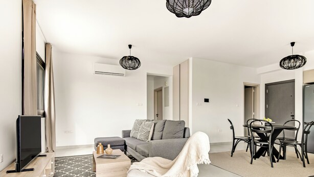 Unclassified image, 1 of 30, button - Sanders Only - Cute 2-Bdr Apt with Balcony (Agios Athanasios)