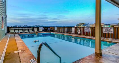 Oceanfront condo with pool & scenic views - across street from beach access