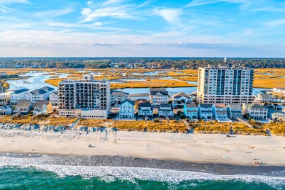 Oceanfront condo with pool & scenic views - across street from beach access