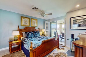 2 bedrooms, desk, iron/ironing board, internet