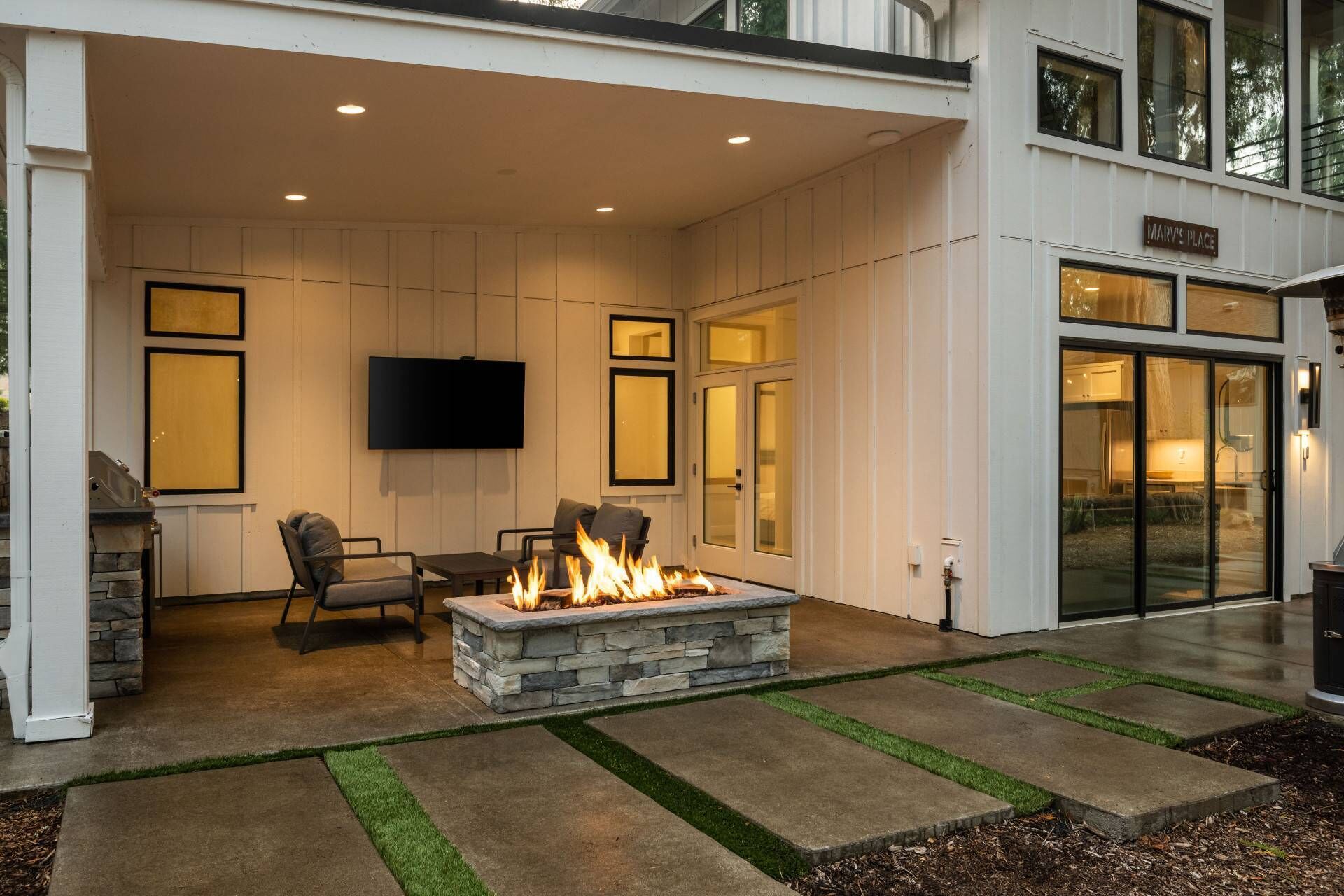 Enceinte de l’hébergement