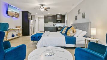 1 bedroom, iron/ironing board, free WiFi, bed sheets