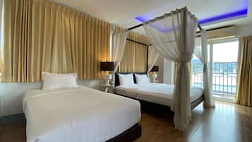 Junior Suite, 1 Bedroom, Non Smoking, Pool Access | Premium bedding, minibar, in-room safe, desk