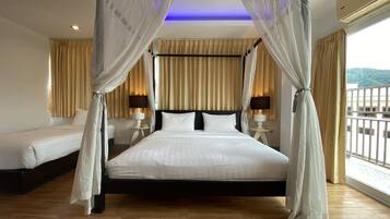 Junior Suite, 1 Bedroom, Non Smoking, Pool Access | Premium bedding, minibar, in-room safe, desk