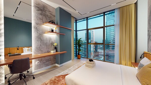 Superior Apartment | 3 bedrooms, in-room safe, laptop workspace, iron/ironing board