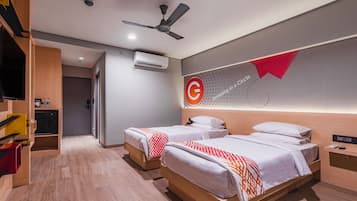 Luxe Twin Room | In-room safe, iron/ironing board, free WiFi