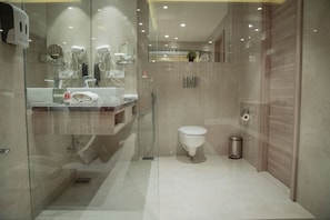Executive Room | Bathroom | Shower, rainfall showerhead, towels - Lords Inn Rajkot (Rajkot)