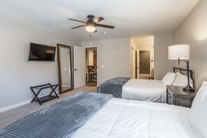 2 多间卧室、熨斗/熨衣板、免费 WiFi、床单