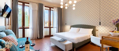 Chambre Triple Panoramique, 1 chambre, climatisation, vue ville