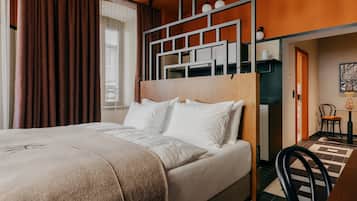 Deluxe Apartment | 1 bedroom, premium bedding, in-room safe, individually decorated