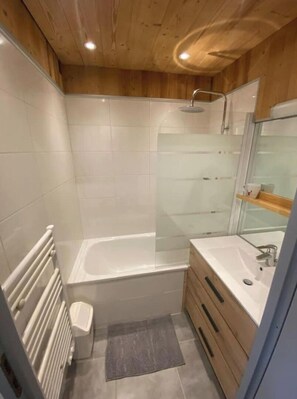 Dusche, Haartrockner, Toilettenpapier
