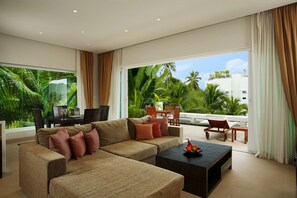 Suite, Gartenblick