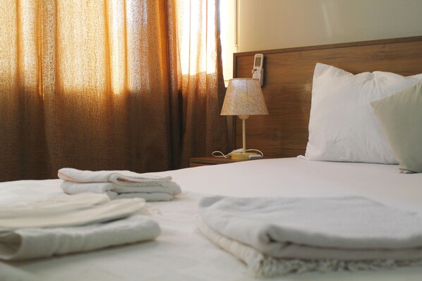 Chambre Double Premium | 1 chambre, draps italiens Frette, literie de qualité supérieure, bureau