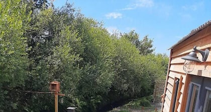 Shepherds Hut With hot tub on Anglesey North Wales