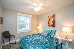 4 bedrooms, iron/ironing board, travel cot, free WiFi
