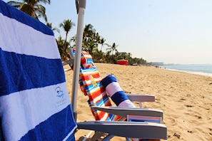 In Strandnähe, Strandtücher