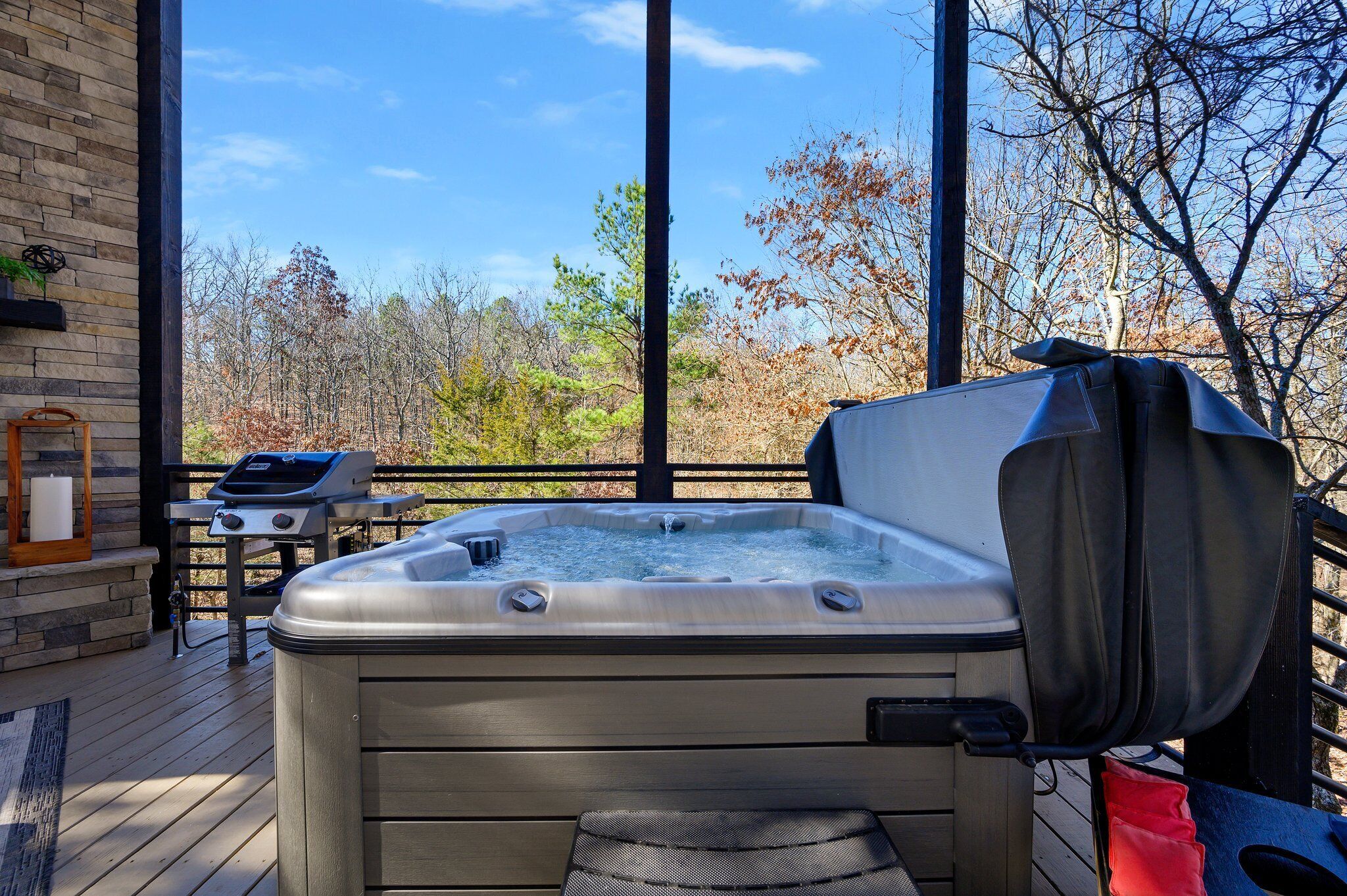 Bain à remous extérieur