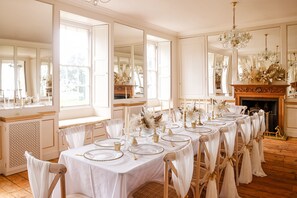 Daily continental breakfast (GBP 25 per person)