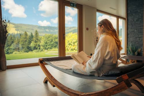 Sauna, hot tub, steam room, massages
