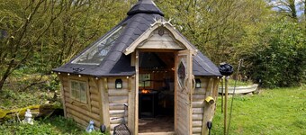 Gillan Creek Retreat is set in a private meadow on the Lizard Peninsula