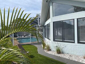 Piscine extérieure, piscine chauffée