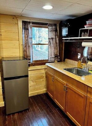 Fridge, microwave, coffee/tea maker, electric kettle - Million Dollar Mountain View at Bear Den studio! (Ranger)