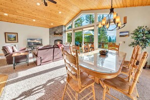 Interior - Inviting Cabin with Decks, 2 Miles to Lake Tahoe! (Kings Beach)
