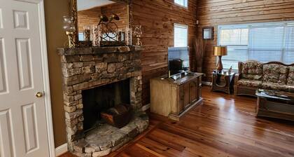 8. Beautiful secluded creek front lodge sleeps 19