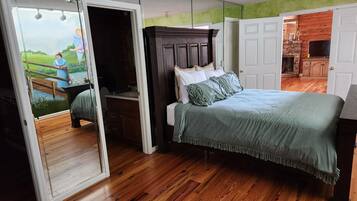 5 makuuhuonetta, työpöytä, silitysrauta/-lauta, ilmainen Wi-Fi