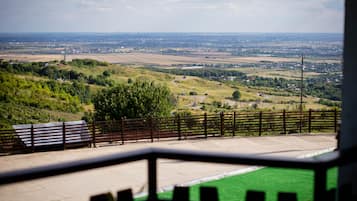 Panorama tweepersoonskamer | Uitzicht vanaf balkon