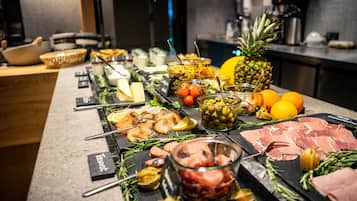 Daily buffet breakfast (EUR 21 per person)