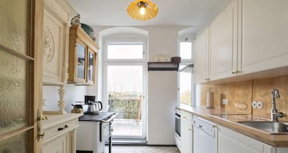 Vacation apartment Herrenzimmer with fireplace and terrace