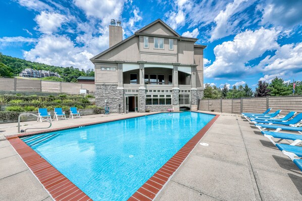 Indoor pool, a heated pool