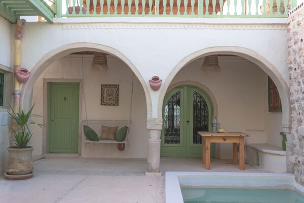 Indoor pool, outdoor pool
