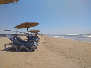 Tæt på stranden