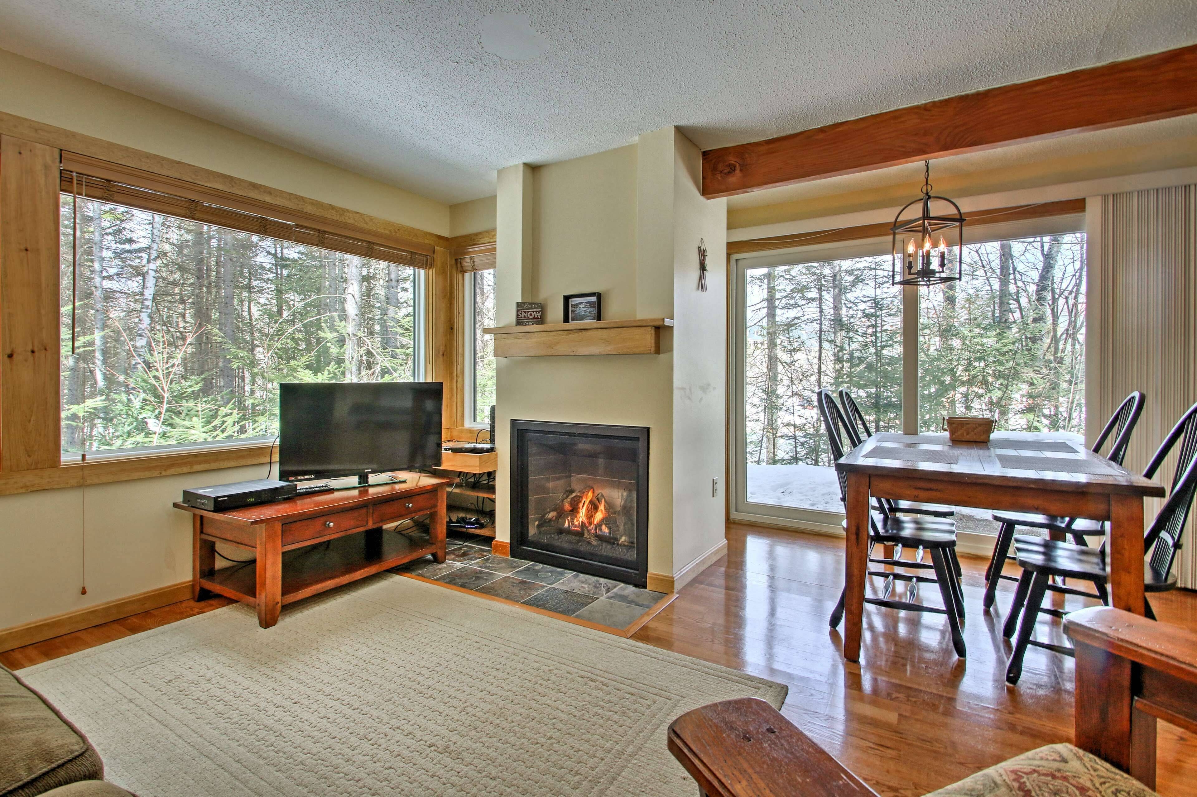 Waterville Valley Condo near Town Square & skiing!