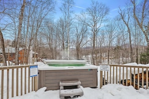Ferienhaus, Mehrere Betten (Top Star Retreat) | Außen-Whirlpool
